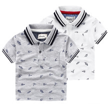 Vente en gros de vêtements pour enfants impression coton T-shirt pour garçon